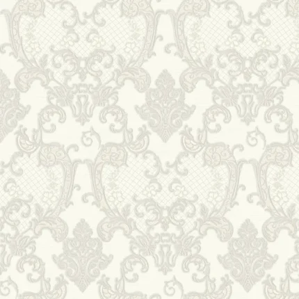 Cream Embossed Dante Adawall Wallpaper 1411-1