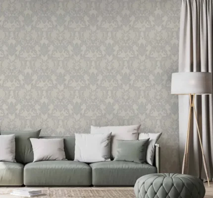 Cream Embossed Wallpaper – Quilted Texture (1411-3)