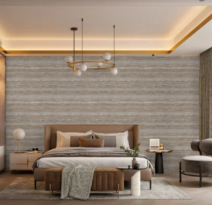 Gray Embossed Wallpaper – Timeless Elegance (1506-4)
