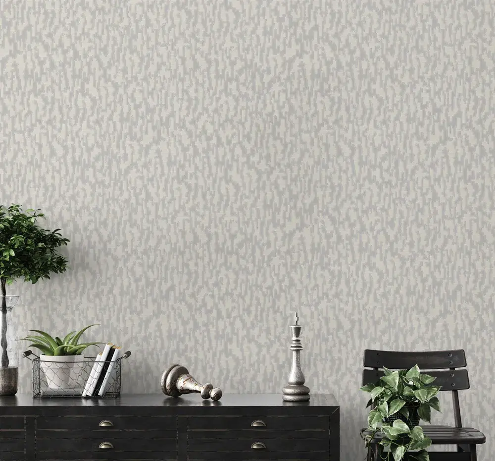 Gray Embossed Wallpaper – Metallic Accents (1510-3) Gray Embossed Wallpaper – Metallic Accents (1510-3)