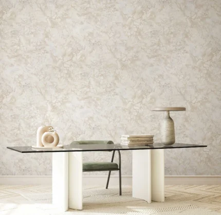 White Embossed Wallpaper – Clean Aesthetic (23101-2)