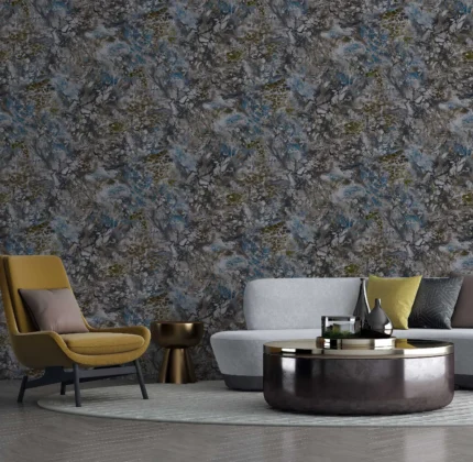 Gray Embossed Wallpaper – Subtle Shine (23101-4)