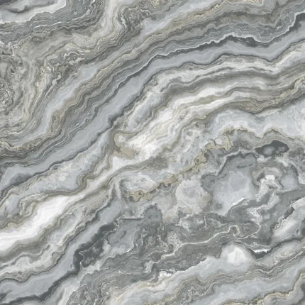 Gray Embossed Roka Adawall Wallpaper 23102-4
