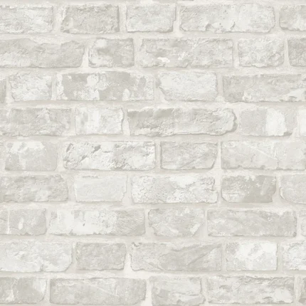 White Embossed Roka Adawall Wallpaper 23104-1