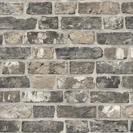 Gray Embossed Roka Adawall Wallpaper 23104-3