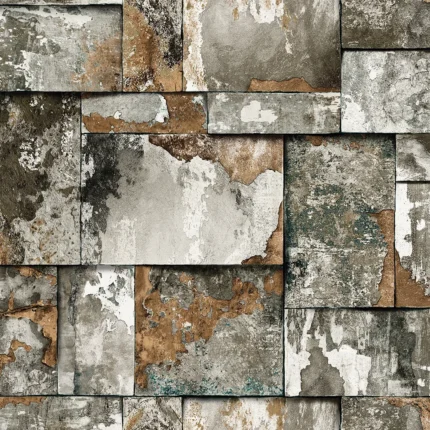 Gray Embossed Roka Adawall Wallpaper 23106-3