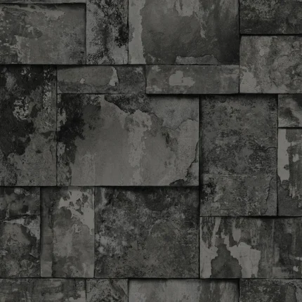 Gray Embossed Roka Adawall Wallpaper 23106-5
