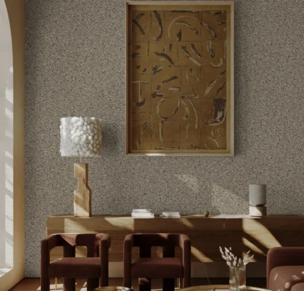 Gray Embossed Wallpaper – Sandstone Texture (23110-3)