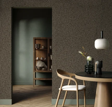 Brown Embossed Wallpaper – Sandstone Warmth (23110-4)