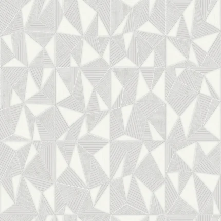 White Embossed Omega Adawall Wallpaper 23204-1