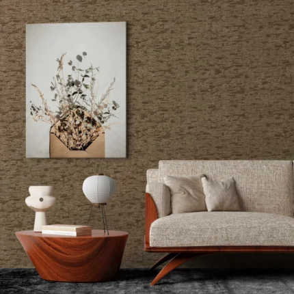 Tan Embossed Wallpaper – Wood Grain (23210-5)