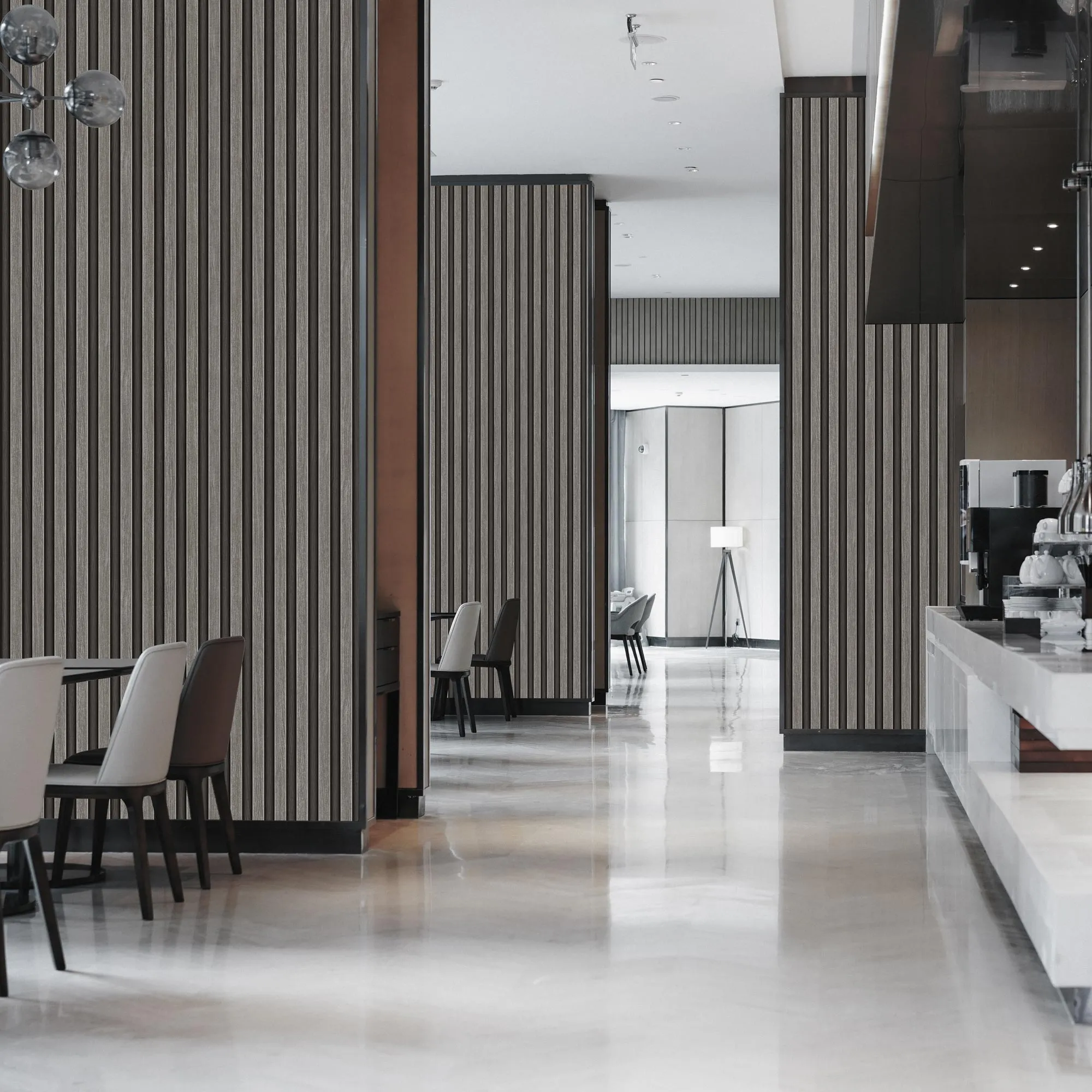 Gray Embossed Wallpaper – 3D Wooden (23211-3) Gray Embossed Wallpaper – 3D Wooden (23211-3)